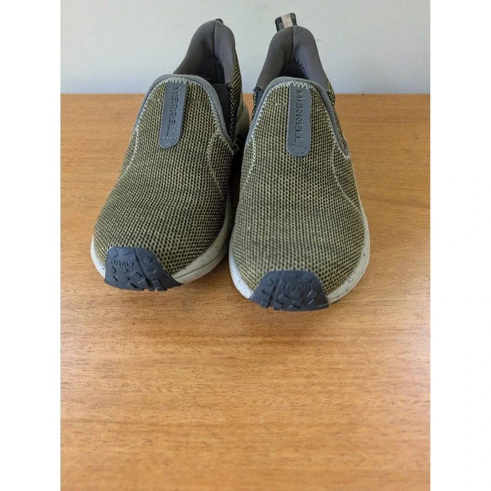 Merrell Jungle Moc Explorer Olive Green‎ Mesh Slip On Shoes J005592 Womens 6.5